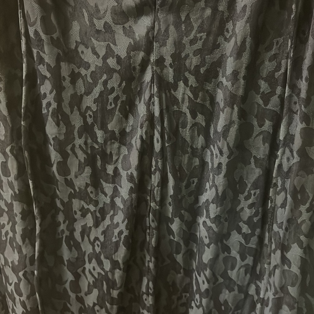 Navy Patterned Blouse - image 4